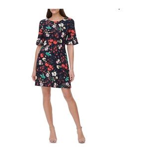 Tommy Hilfiger Ruffle Sleeve shift dress